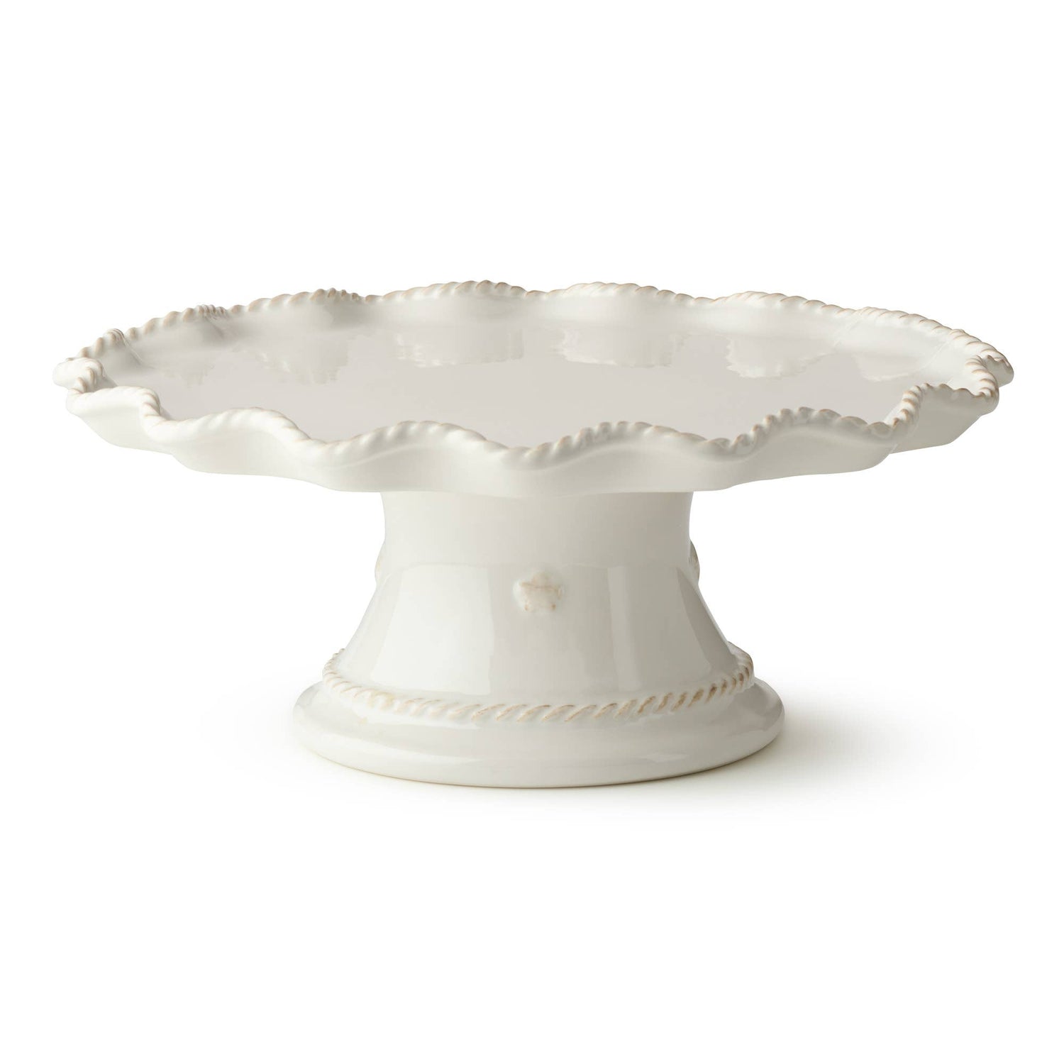 Heritage Footed Cake Plate – Graceful Stoneware Display