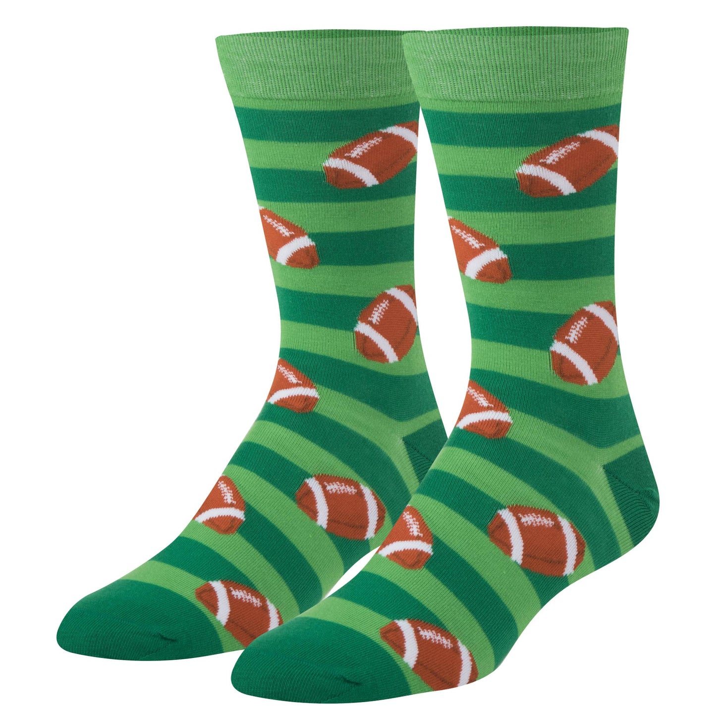 Crazy Socks - Mens Crew - Football