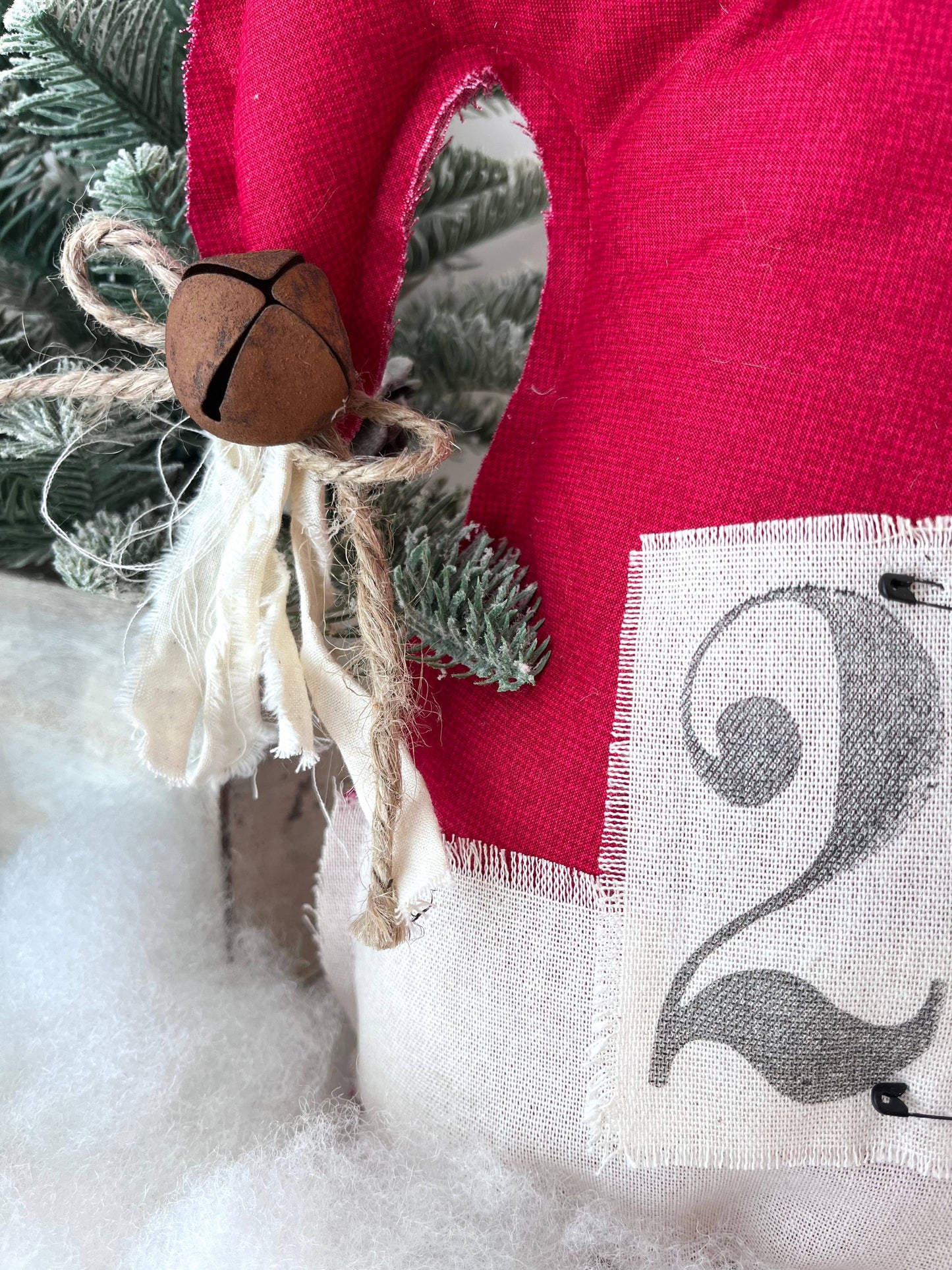 Large Primitive Santa Hat Christmas Home Decor-3 Options