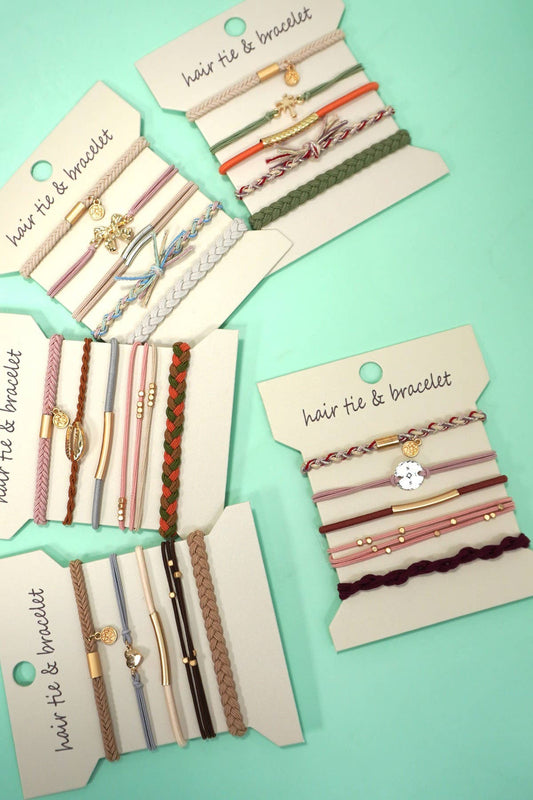 BOHO DUAL FUNCTION KNOT BRACELET HAIR TIES | 40BH104