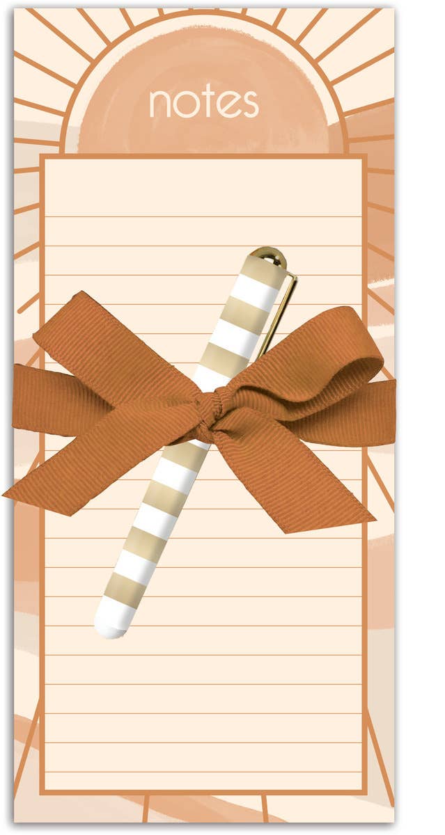 SUN BEAM MAGNETIC LISTPAD WITH PEN