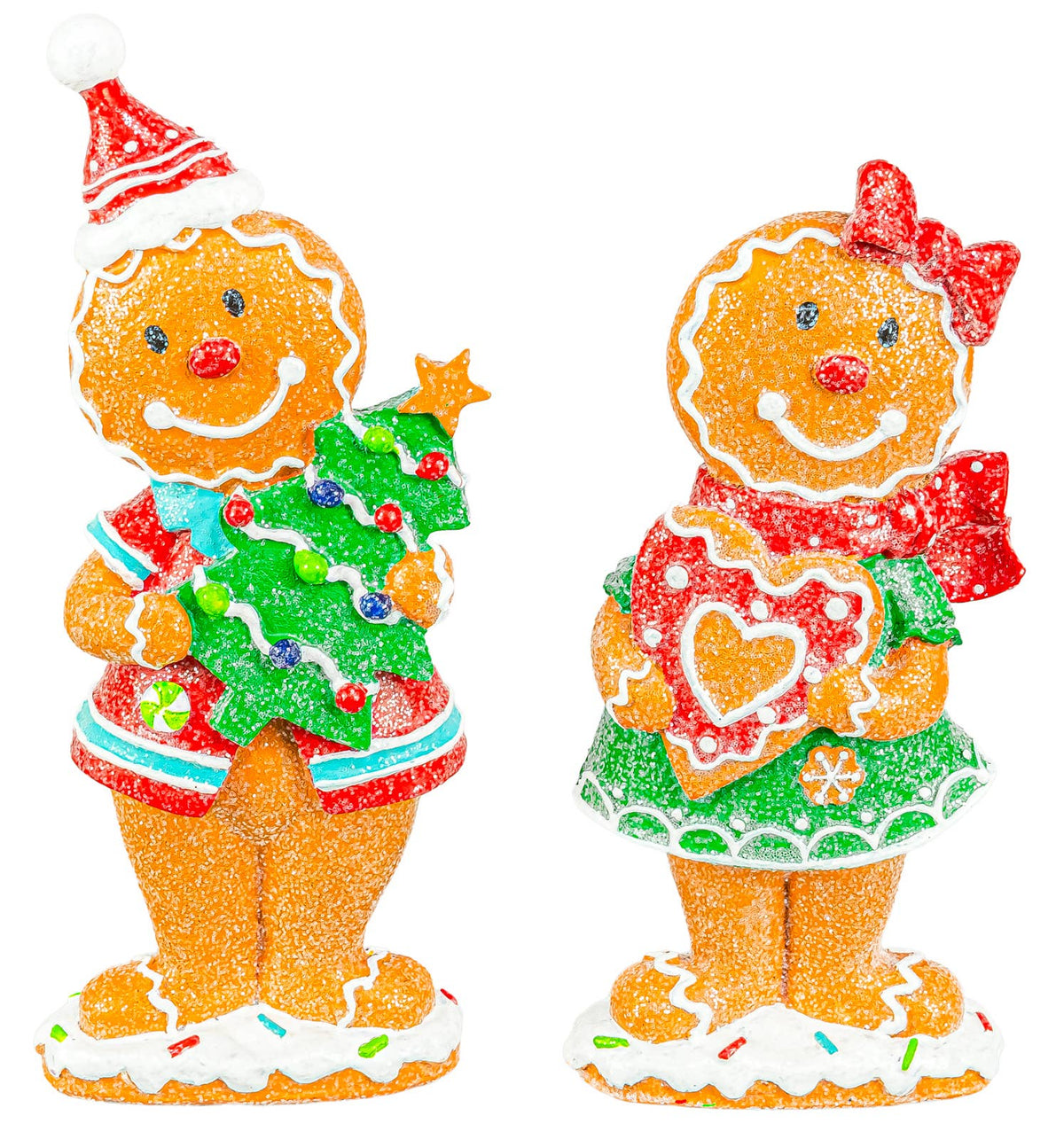 Heart Tree Christmas Cookie Gingerbread Figurine -varies