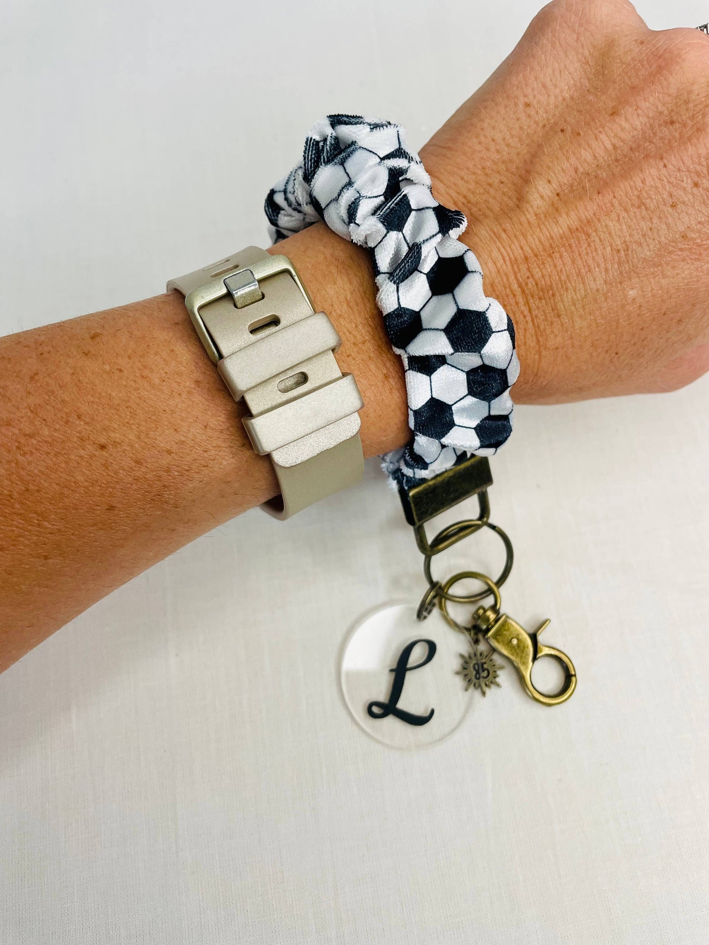 Scrunchie Keychain