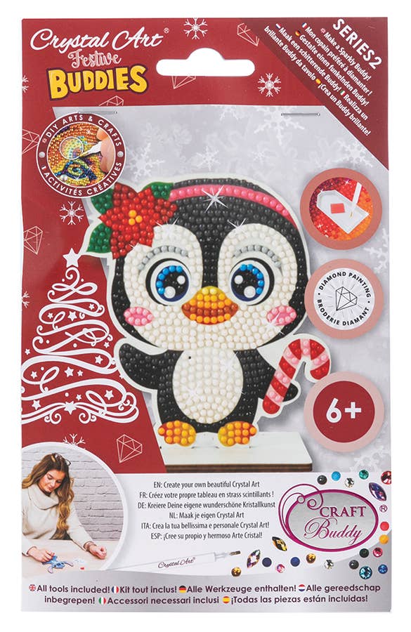 Holiday Crystal Art Buddies Display (30 Units)