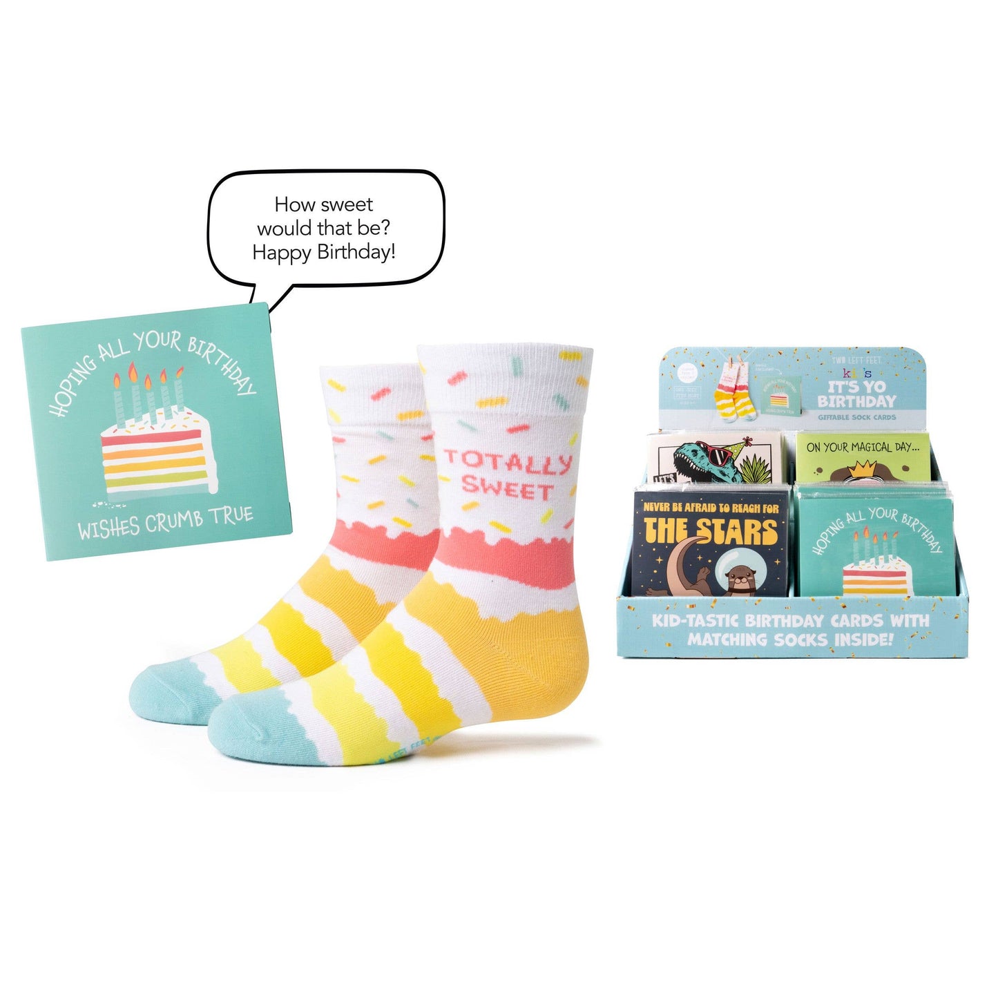 Kid’s Two Left Feet® It’s Yo Birthday Giftable Sock Cards AS