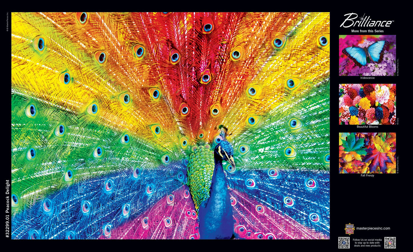Brilliance - Peacock Delight 500 Piece Puzzle