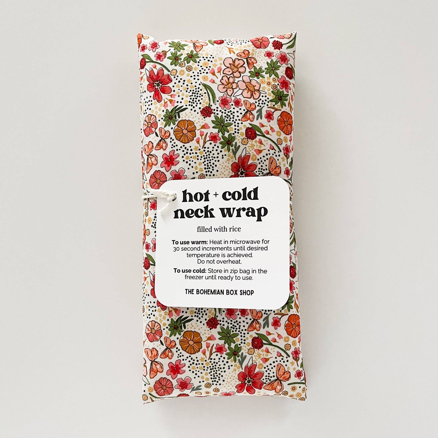 Hot & Cold Therapy Neck Wrap - Floral Abundance Shine