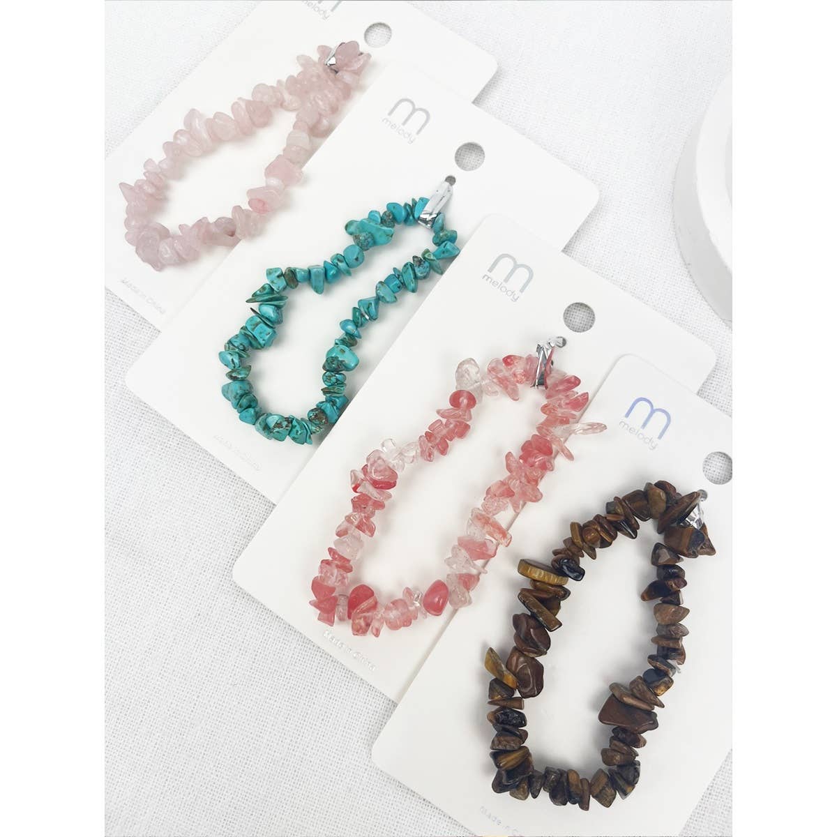 Variety Tone Irregular Stone Bracelets