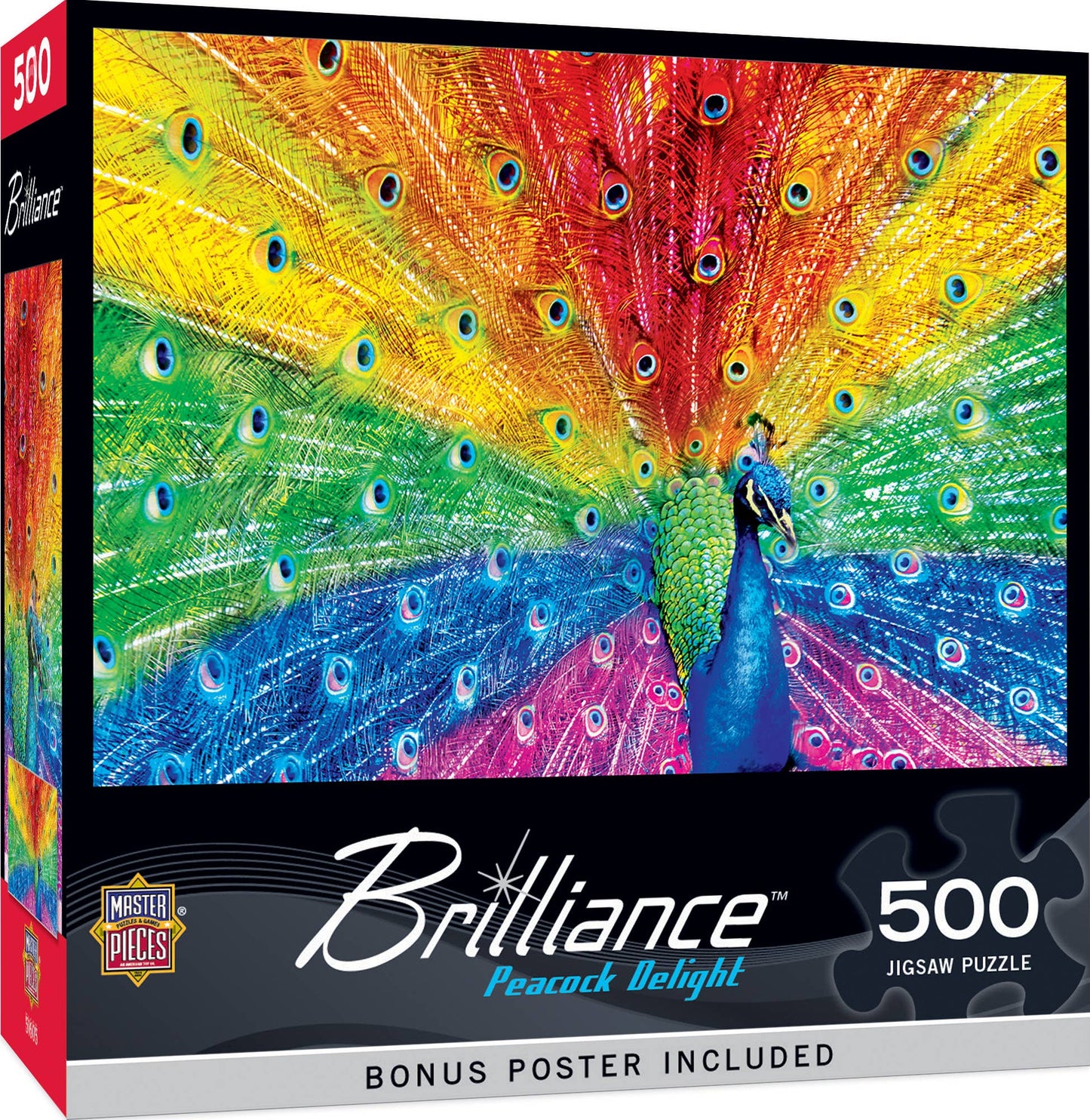 Brilliance - Peacock Delight 500 Piece Puzzle