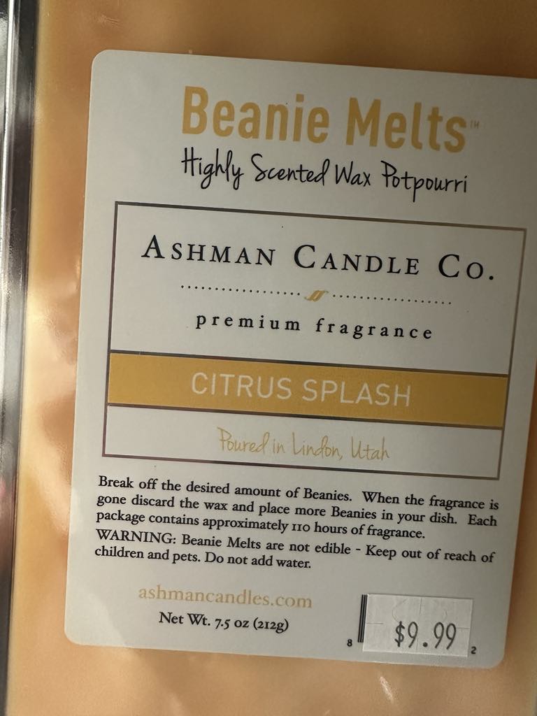 Ashman Melt Citrus Splase