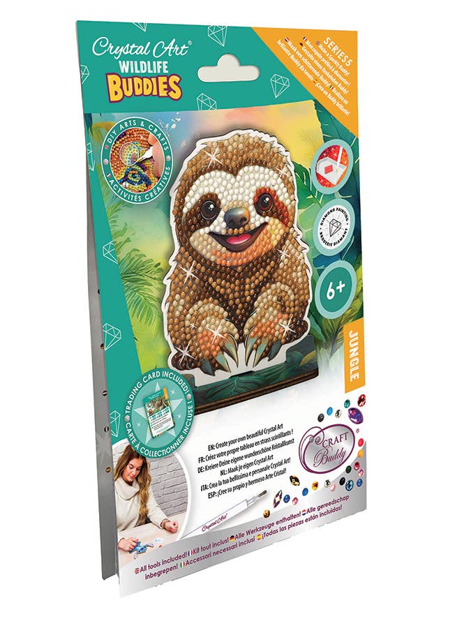 Sloth Diamond Painting Crystal Art Buddies Kit (single)