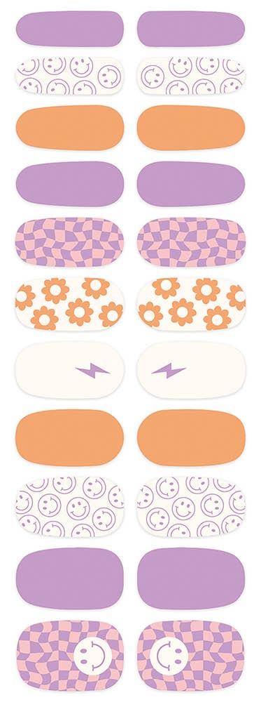 Groovy Days Mani Nail Wrap Kit