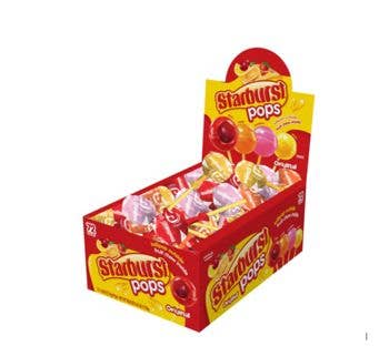 Starburst Lollipops, .85oz, 72ct Case