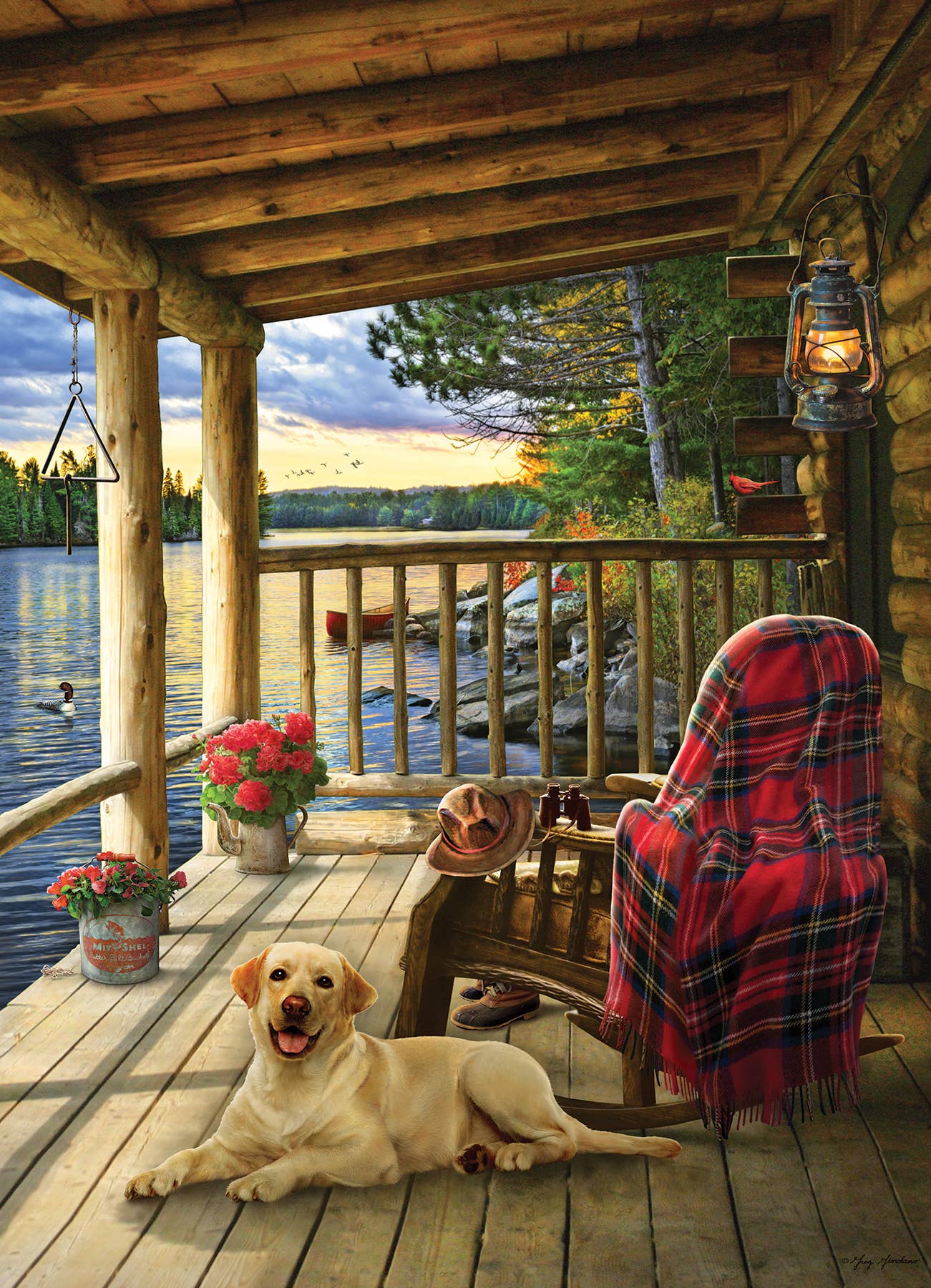 Cabin Porch 1000pc puzzle