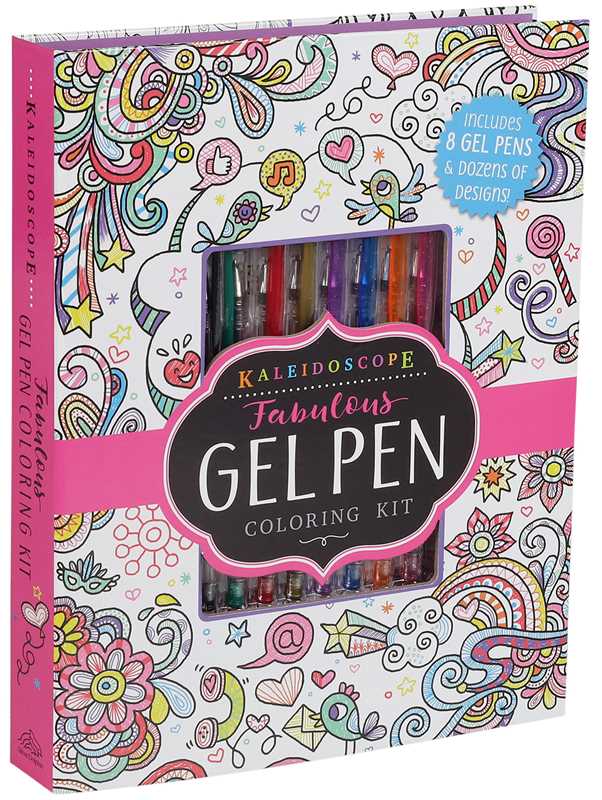 Kaleidoscope: Fabulous Gel Pen Coloring Kit by Editors of Silver Dolphin Books