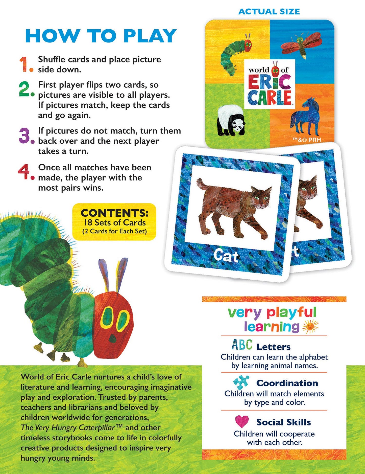 World of Eric Carle Matching Game