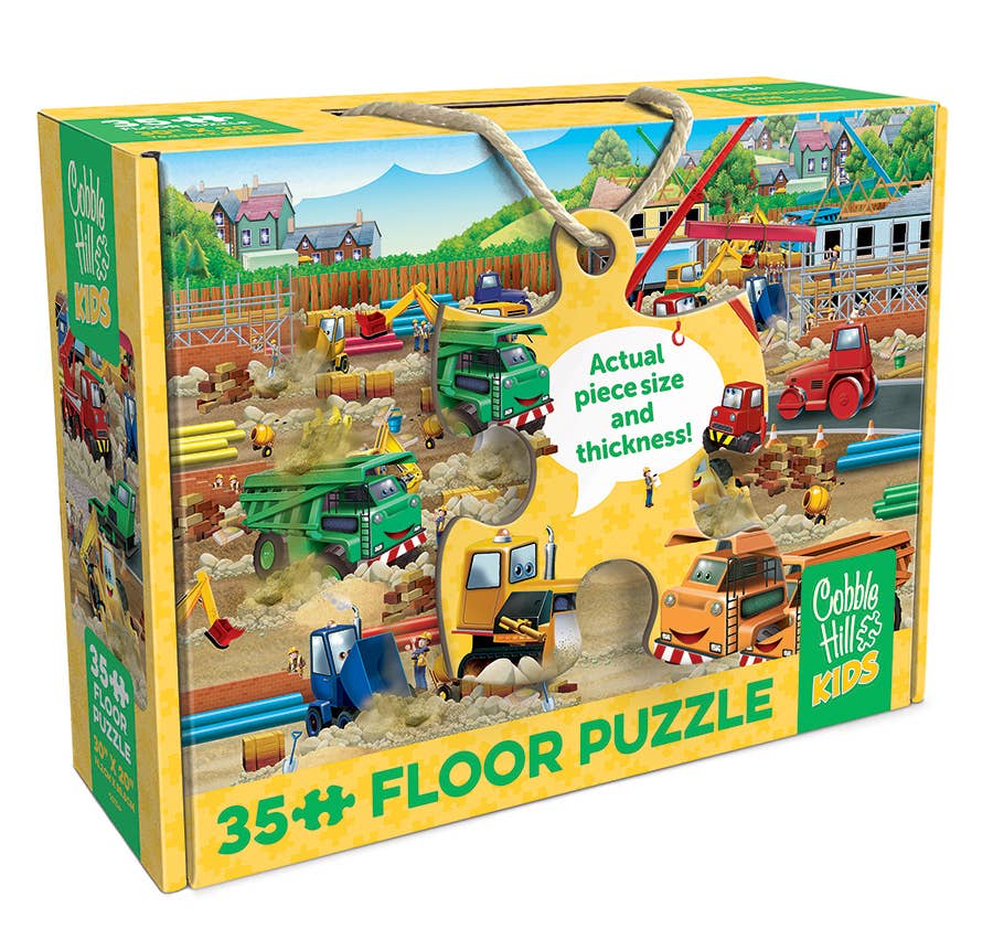 Construction Zone (35pc) Floor Puzzle - Ages 3+