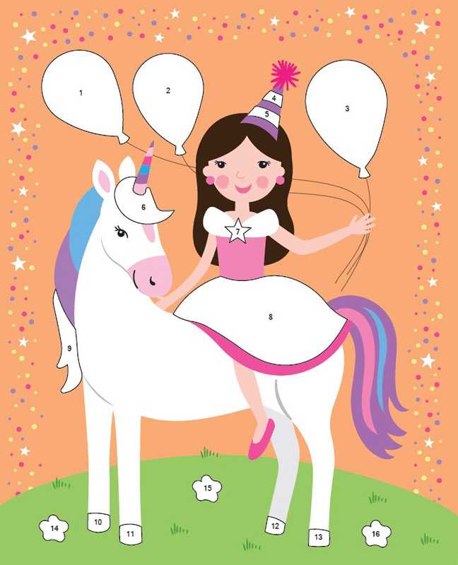 Unicorn Magic: Sticker Art & Coloring by