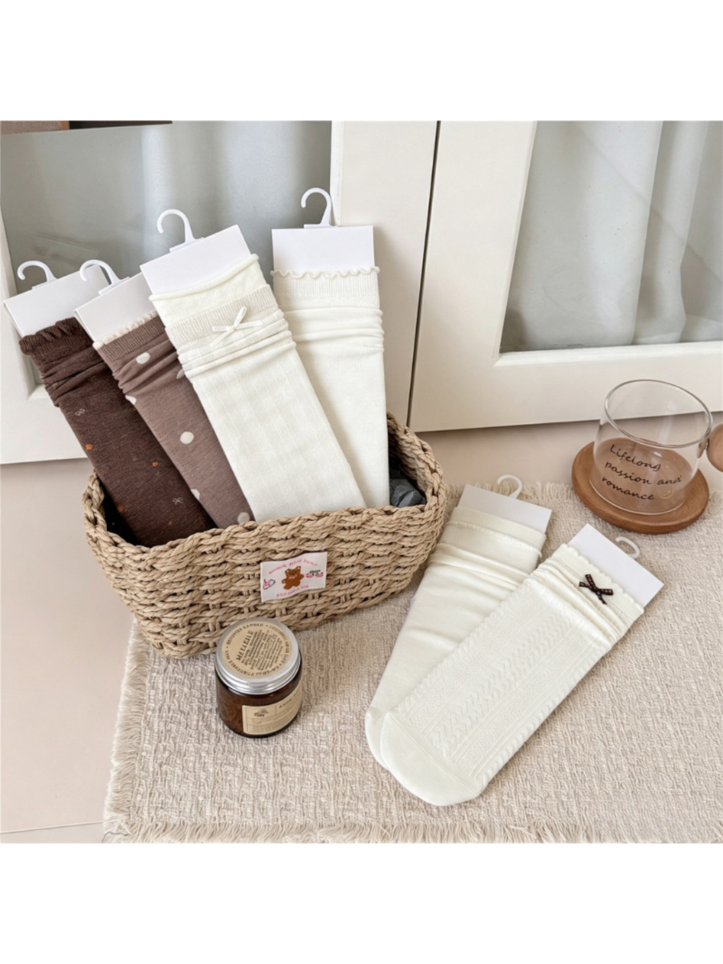 Rufia - Ruffled Edge Crew Socks