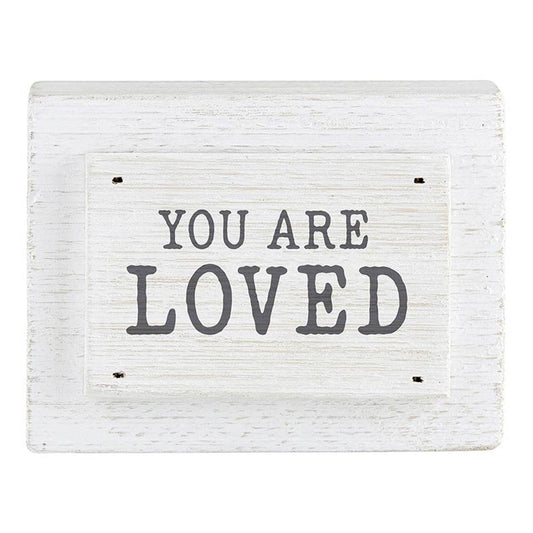 Face to Face Wood Block - You Are Loved
