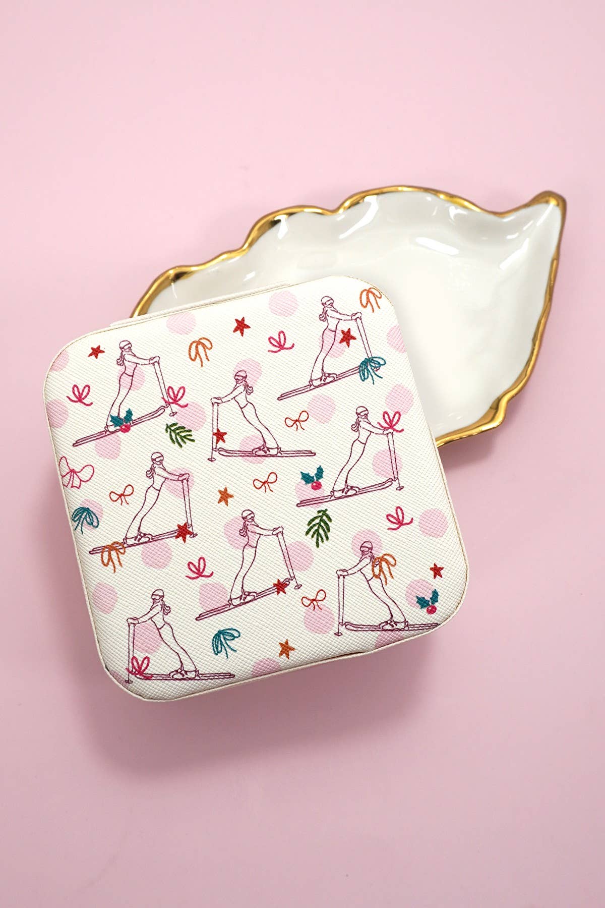 DESIGNED JEWELRY ORGANIZER TRAVEL BOX CASE | 40P566
