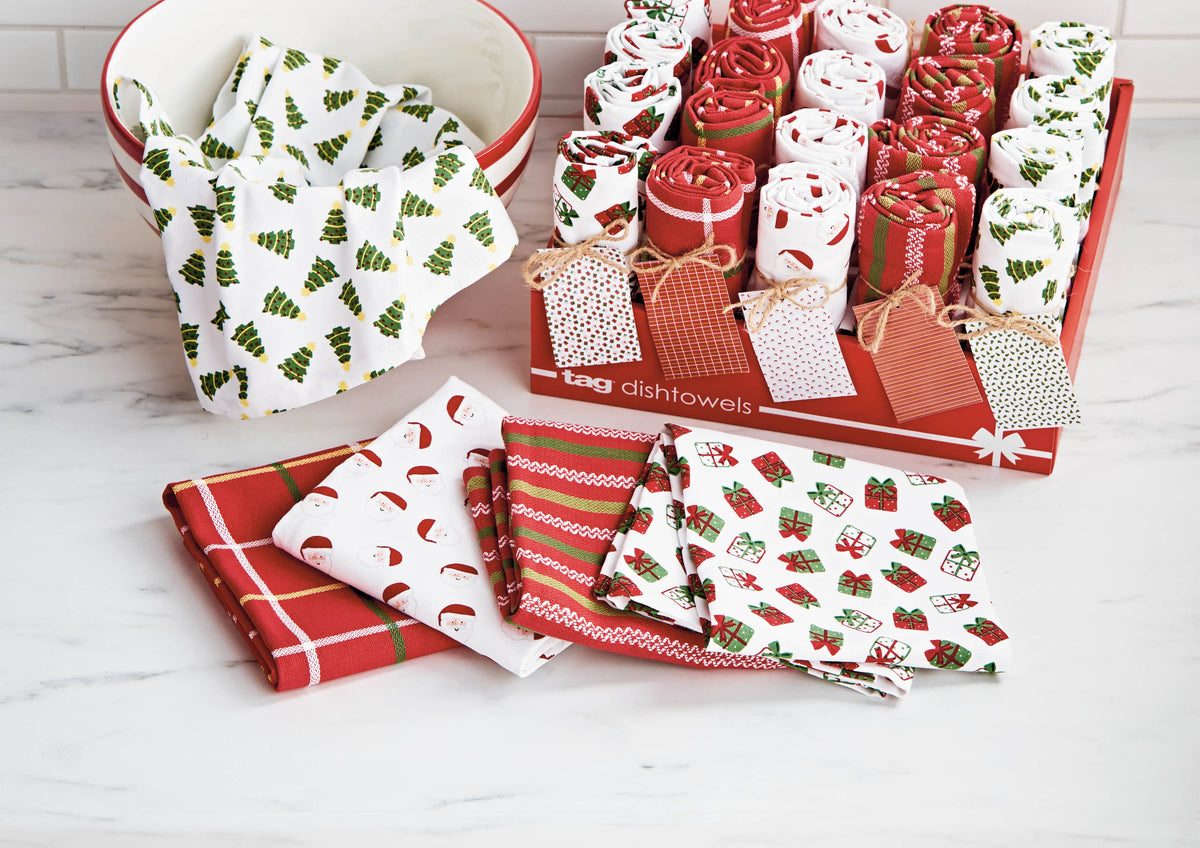 Christmas Holiday Cheer Dishtowel Assortment