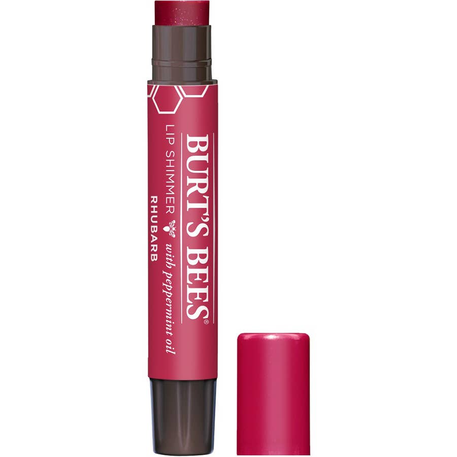 Rhubarb Moisturizing Lip Shimmer With Beeswax & Vitamin E