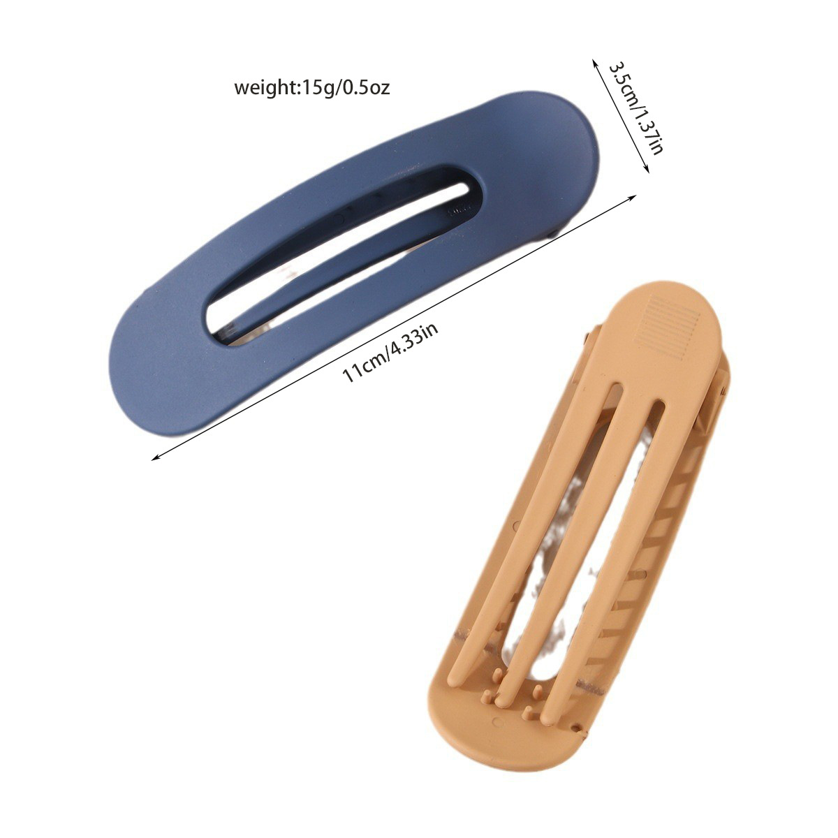 Long Duckbill Hair Clip – Minimalist Daily Wear_CWAHA6514