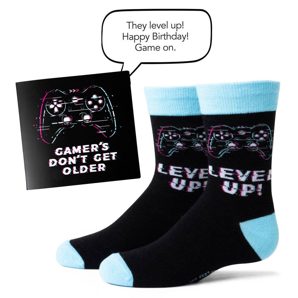 Kid’s Two Left Feet® It’s Yo Birthday Giftable Sock Cards AS