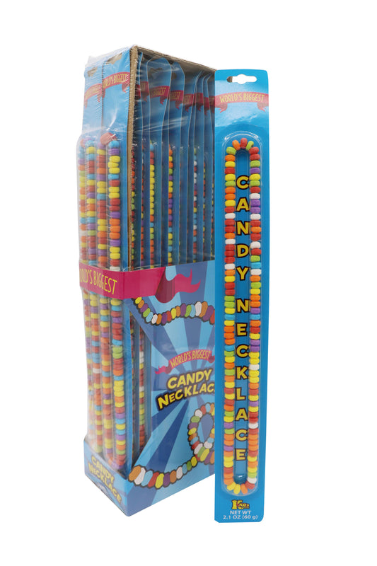 Giant Candy Necklaces, 2.1oz, 24ct Case