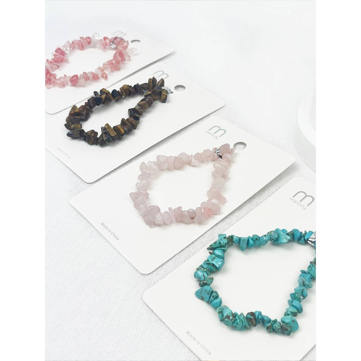 Variety Tone Irregular Stone Bracelets