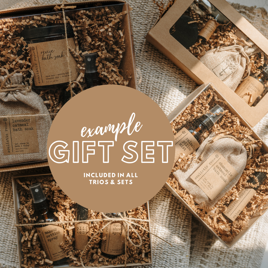Relax Gift Set | Pillow Spray | Oatmeal | Relax Roller