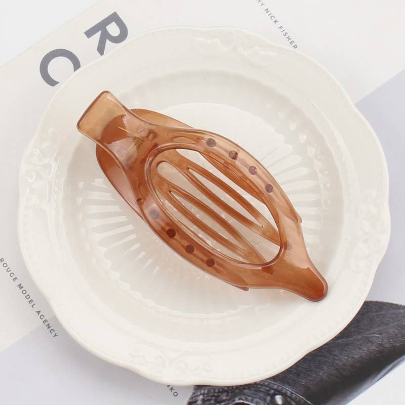 OVAL LAY DOWN FLAT HAIR CLAW CLIPS | 40H917