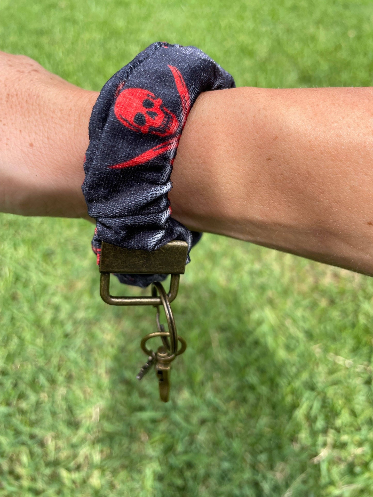 Scrunchie Keychain Leopard