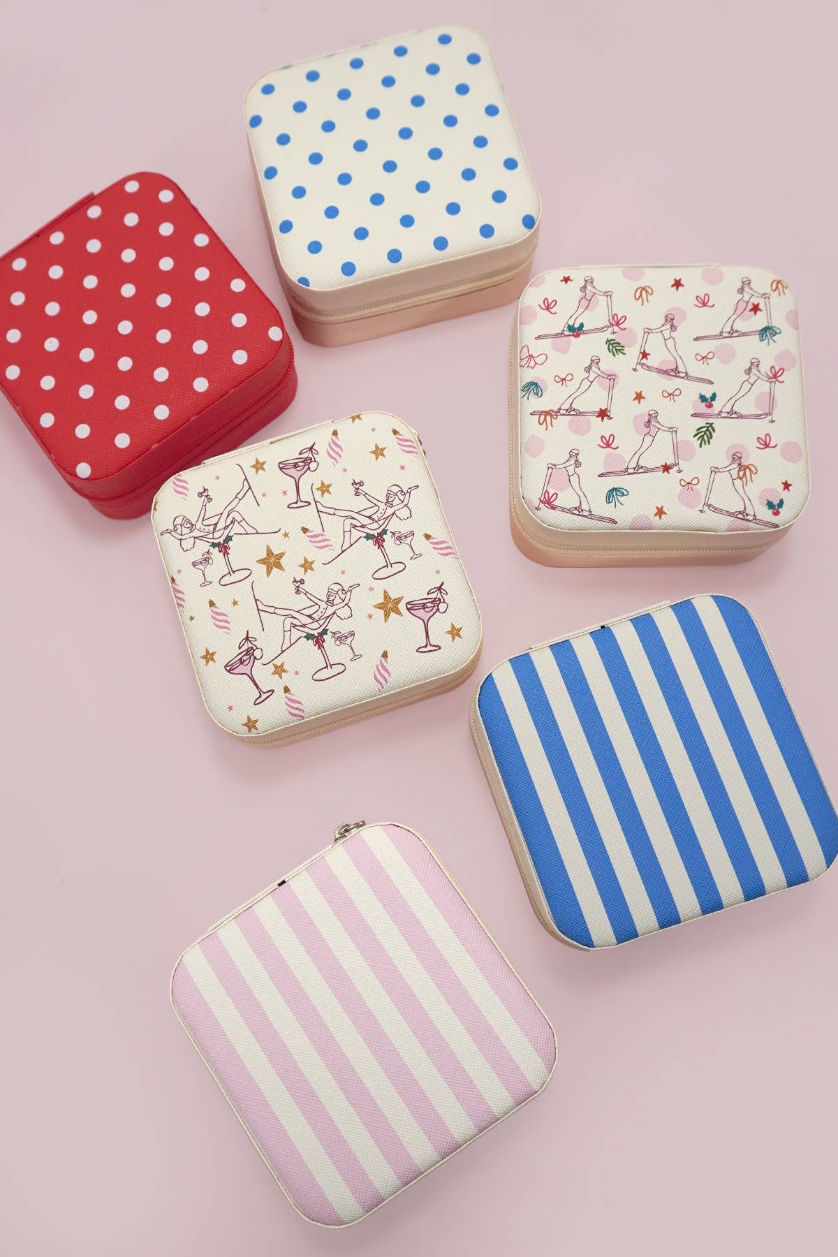 DESIGNED JEWELRY ORGANIZER TRAVEL BOX CASE | 40P566