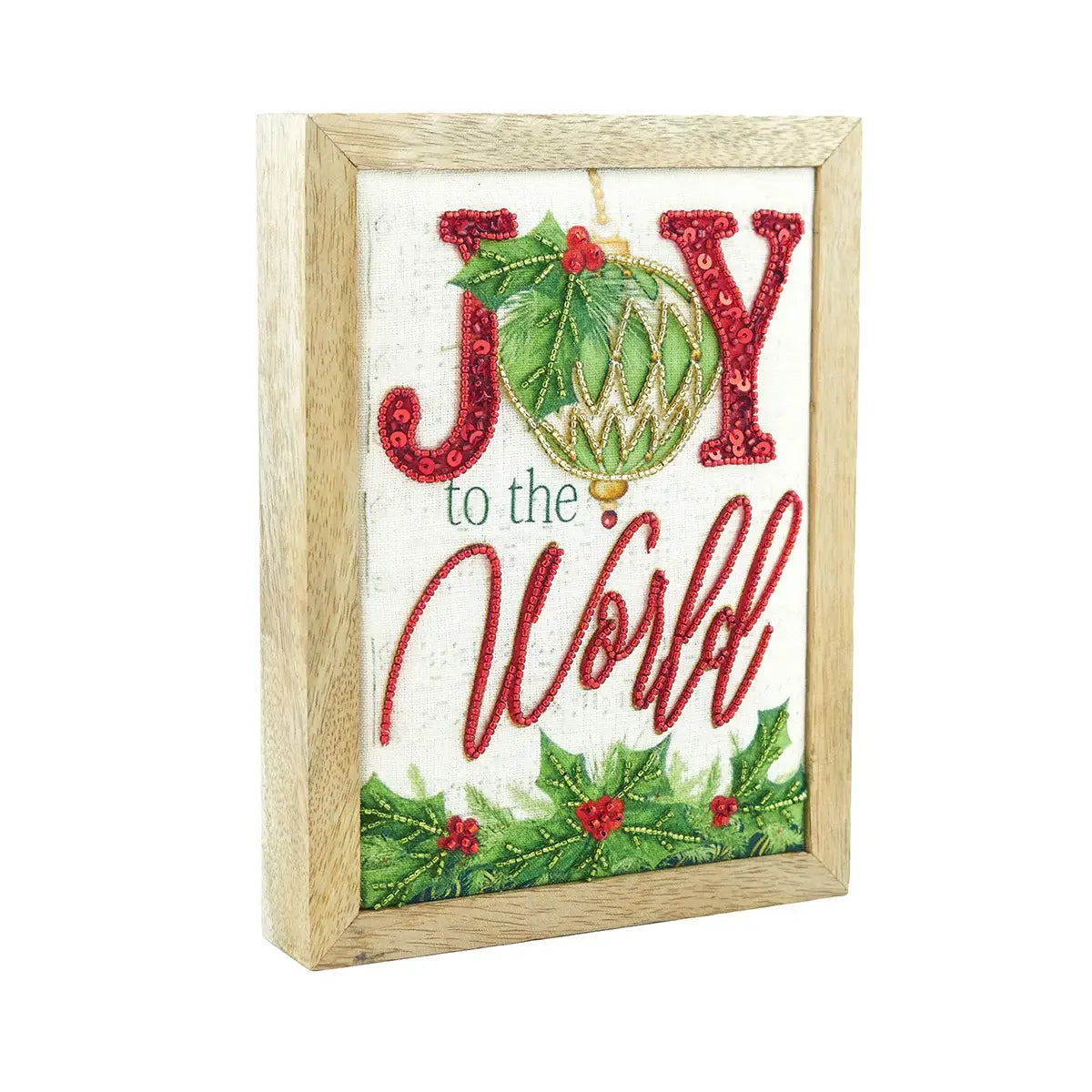 Christmas Joy To The World Shelf Sitter