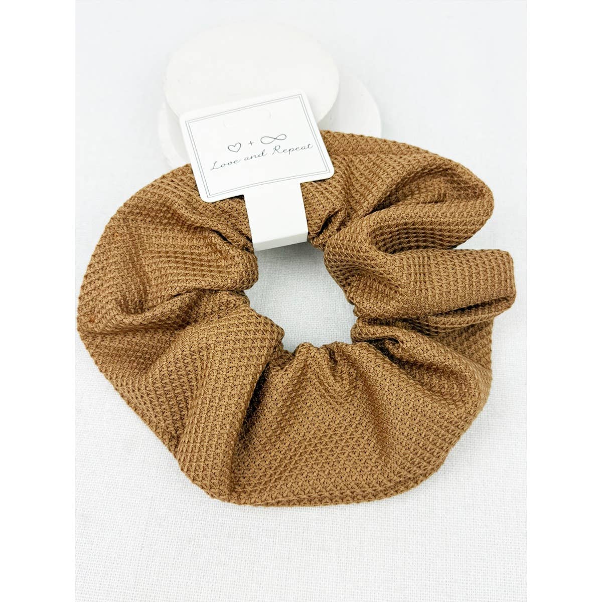 Waffle Textured Soft Scrunchies