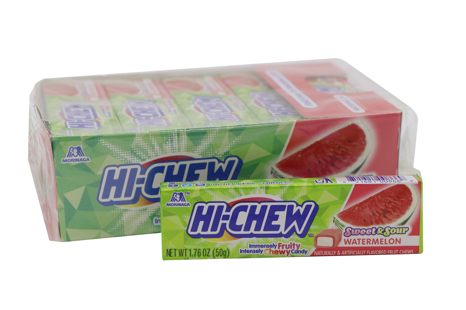 Hi-Chew Candy Watermelon Flavored, 15ct