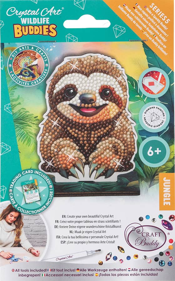 Sloth Diamond Painting Crystal Art Buddies Kit (single)