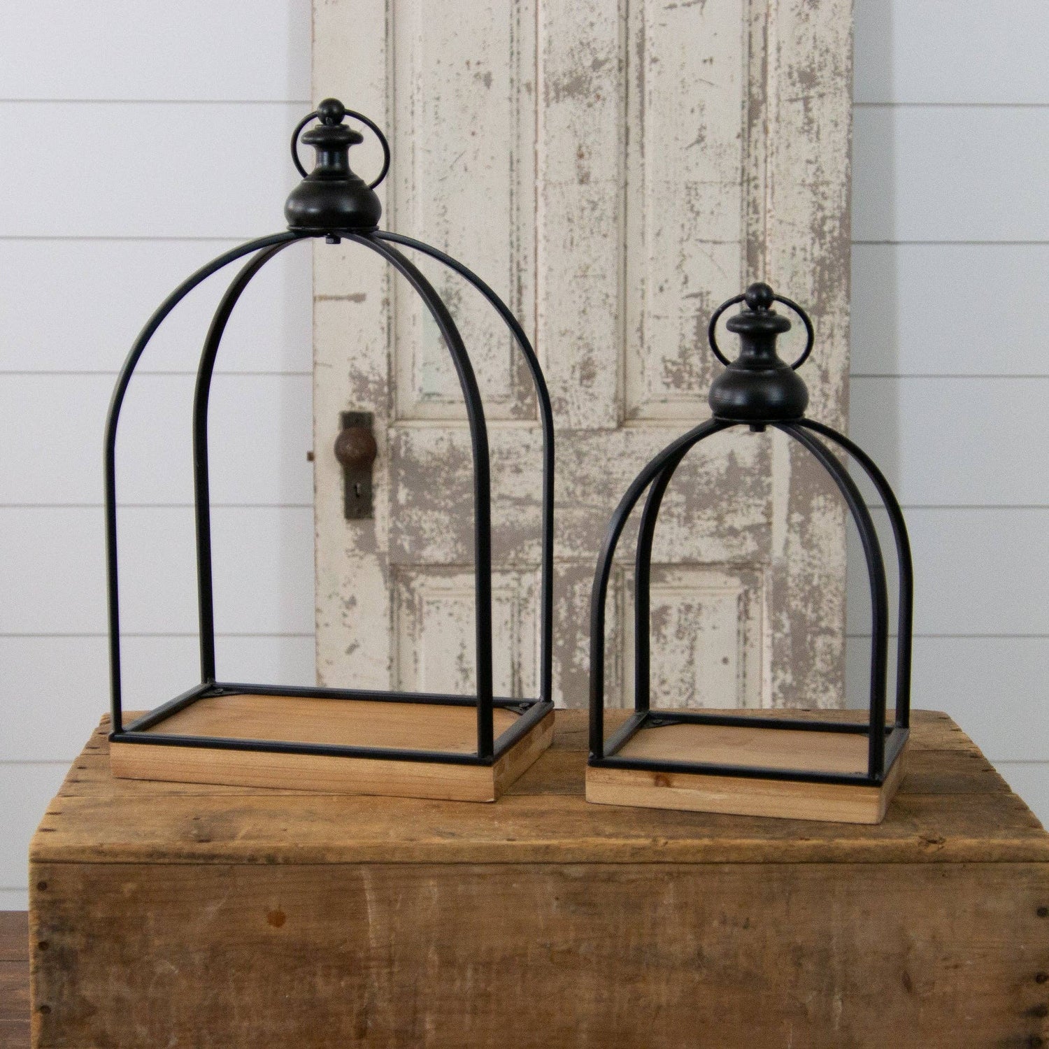 Lantern - Metal Open Arch Large