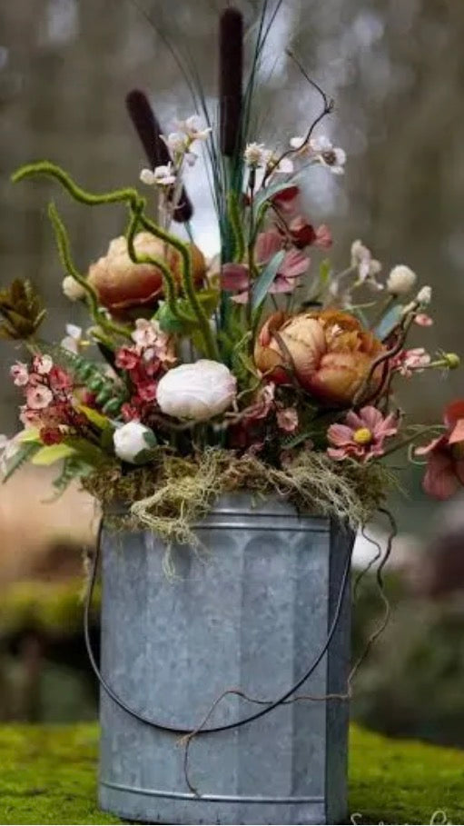 August- Bring your own container Silk Floral Workshop