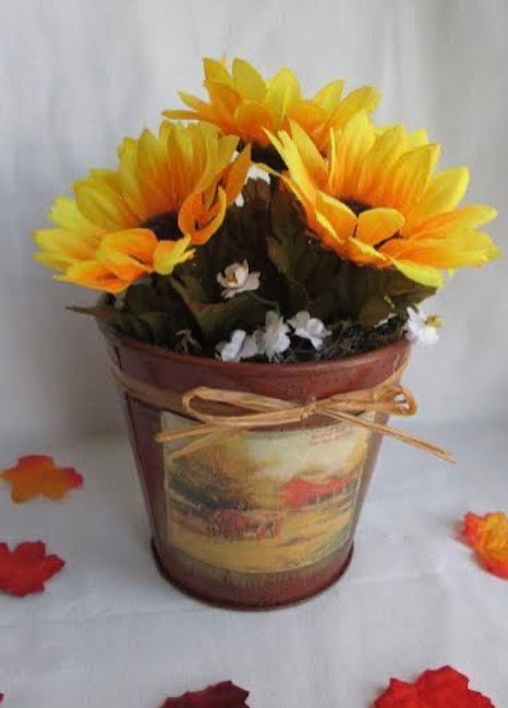 August- Bring your own container Silk Floral Workshop