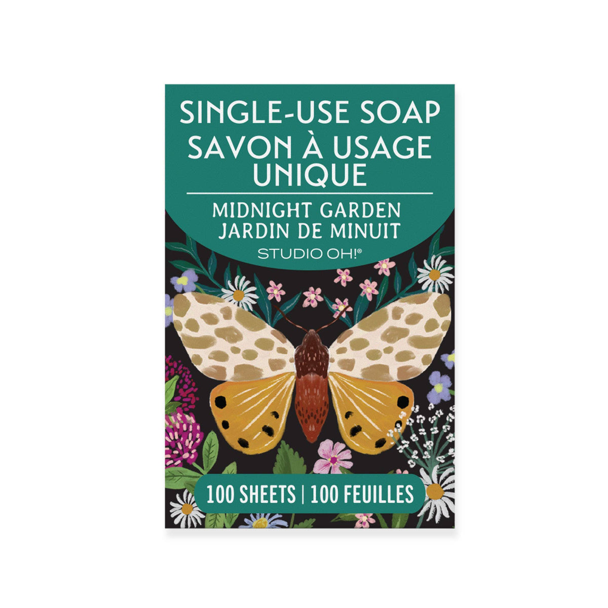 Midnight Garden Single-Use Soap Sheets