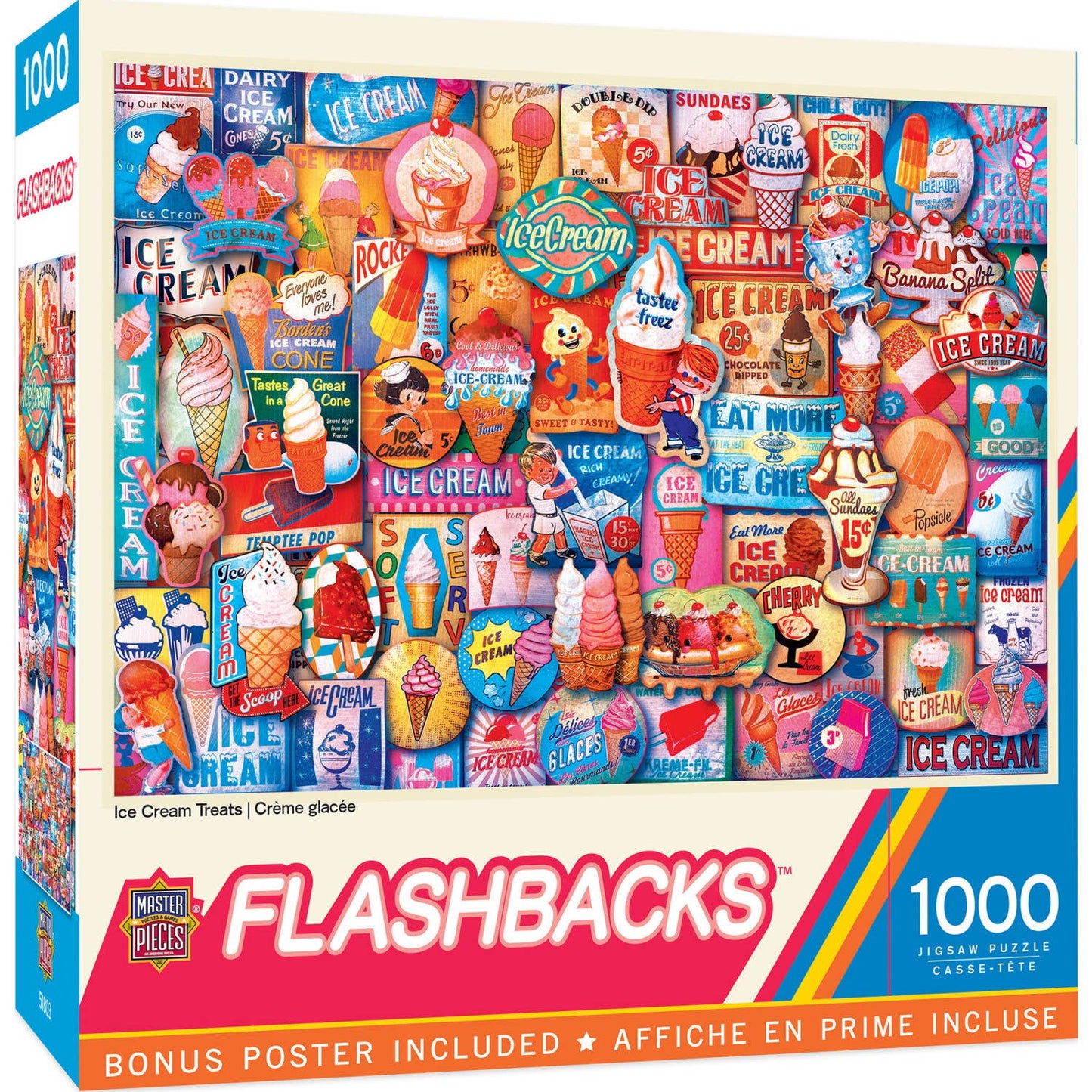 Flashbacks - Ice Cream Treats 1000 Piece Puzzle