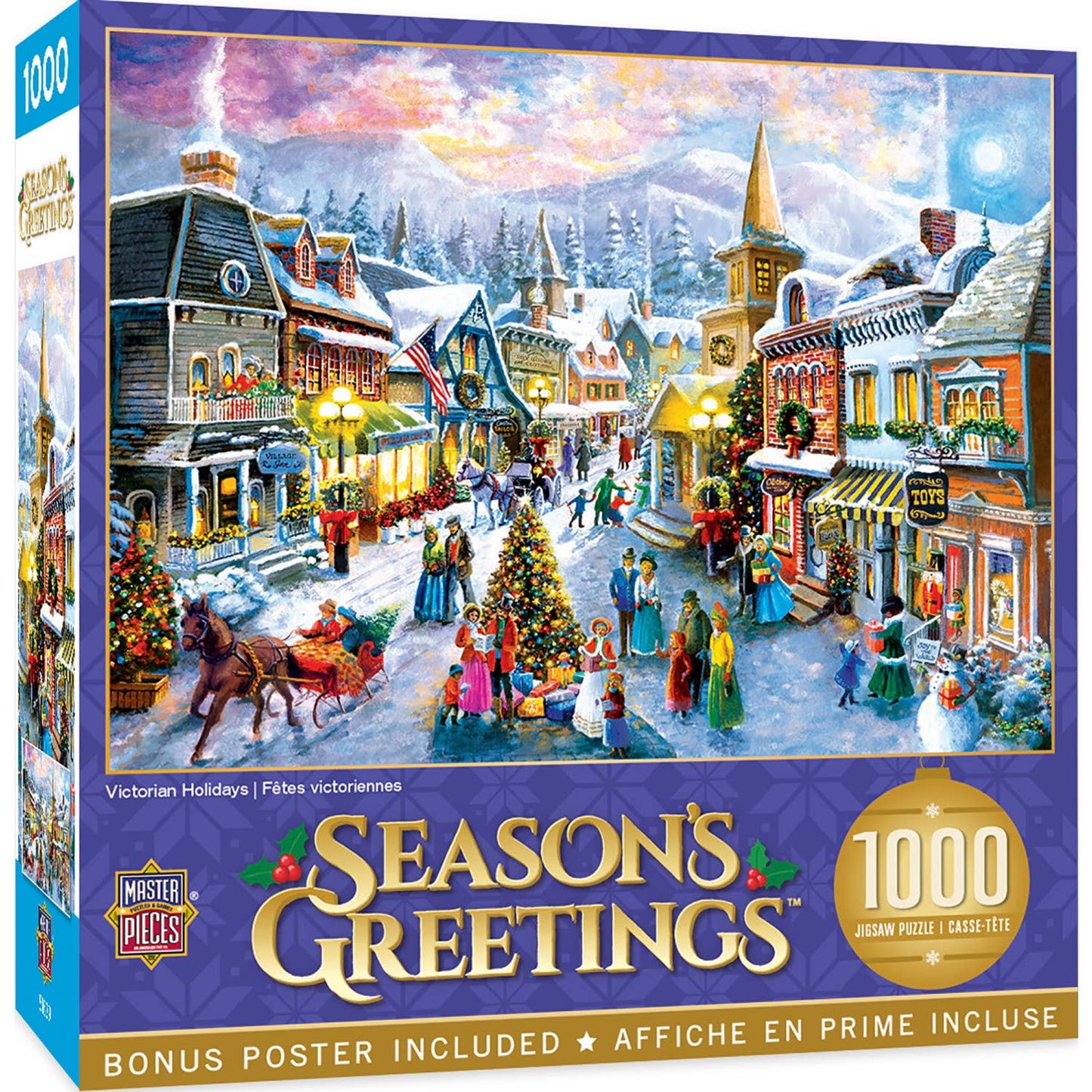 Season's Greetings - Victorian Holidays 1000 Piece Puzzle