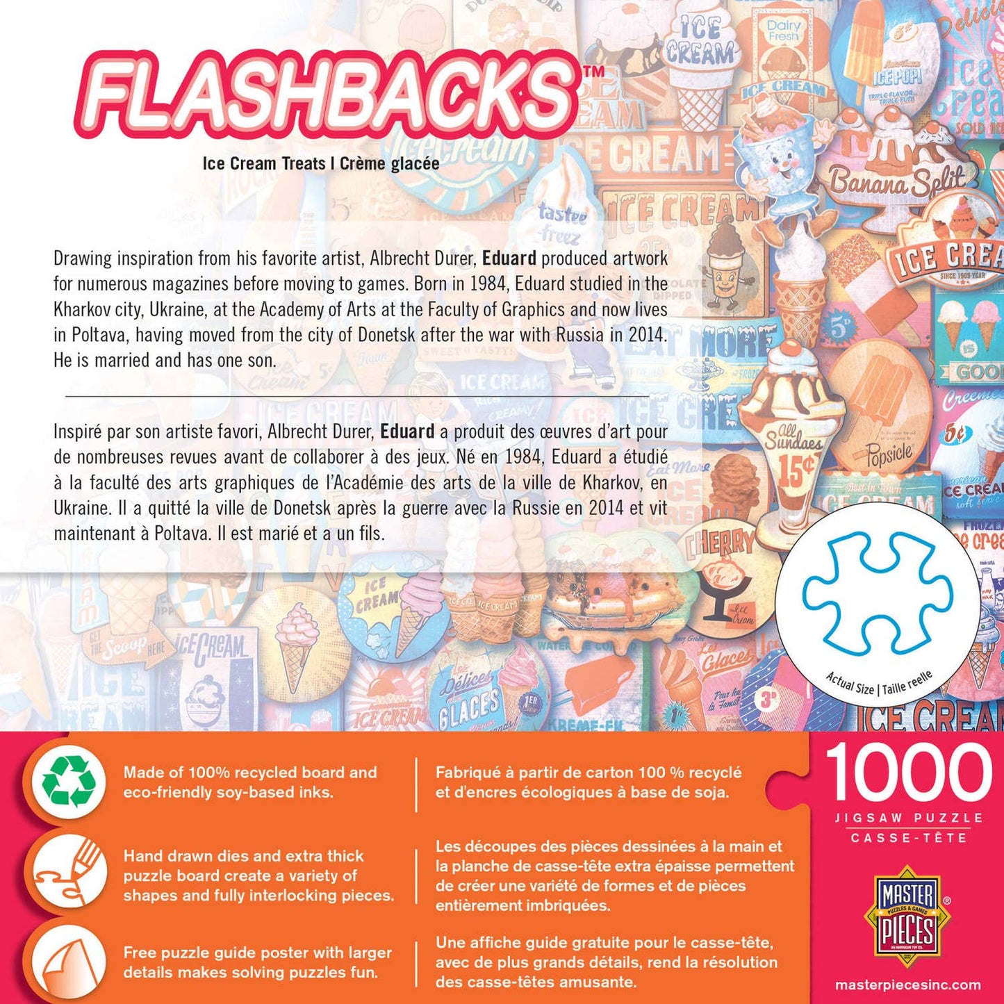 Flashbacks - Ice Cream Treats 1000 Piece Puzzle