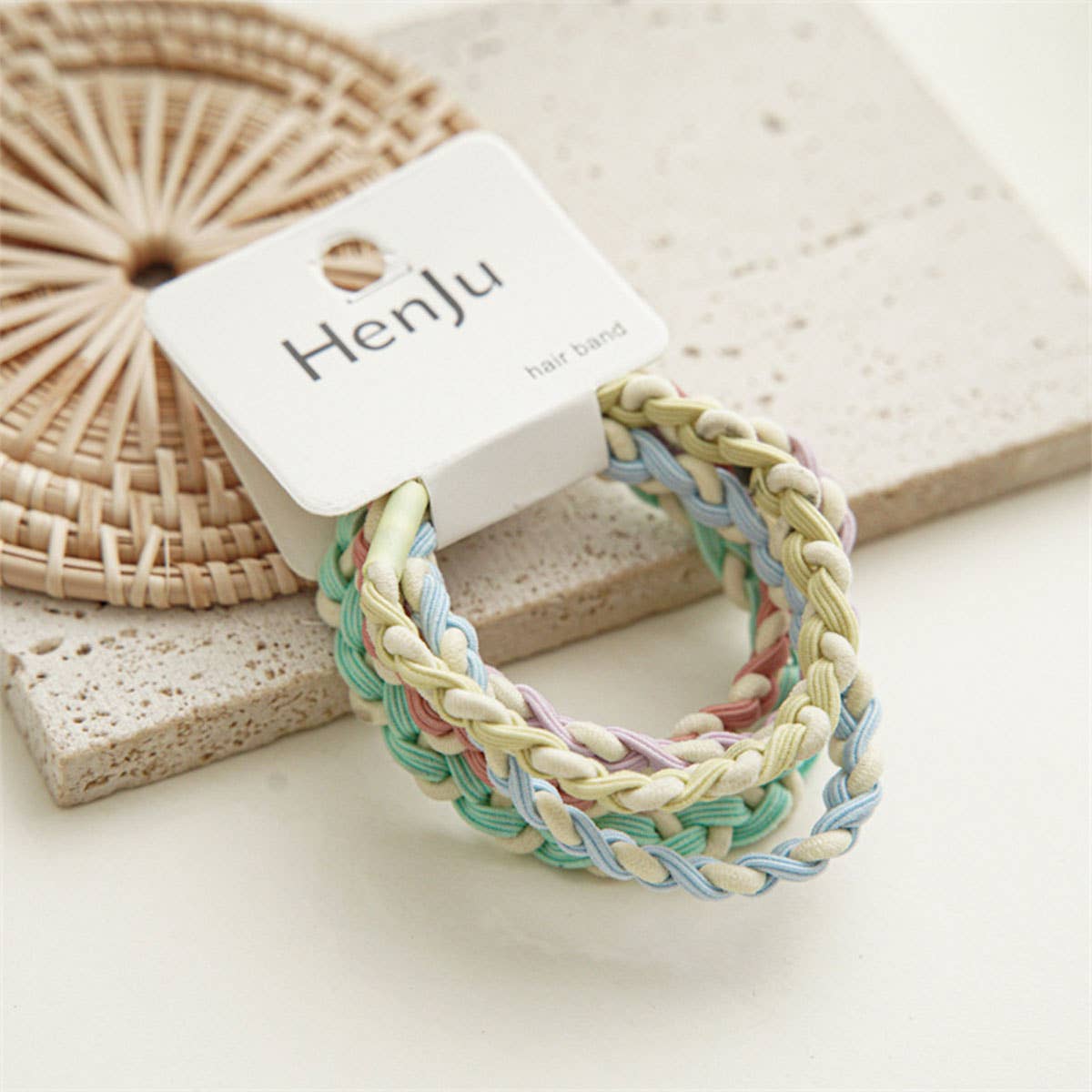 Candy Color Twisted Hair Ties , Cute Rubber Bands- CWAHA0339