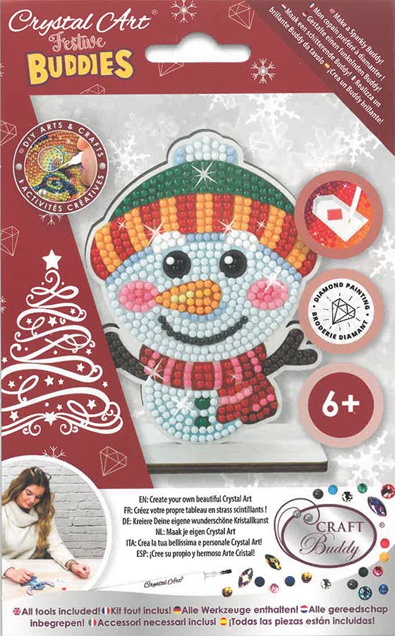 Holiday Crystal Art Buddies Display (30 Units)