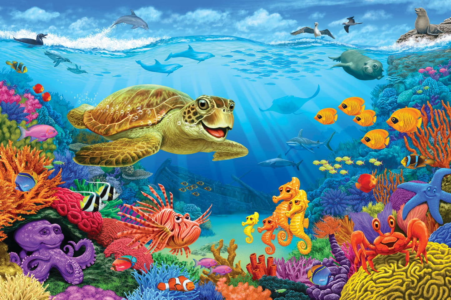 Ocean Reef 36pc floor puzzle