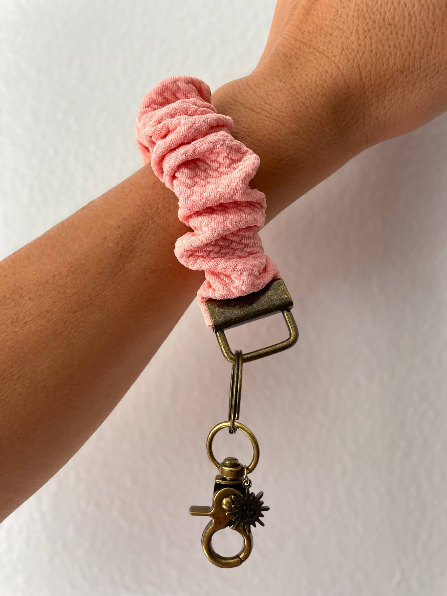 Scrunchie Keychain Leopard